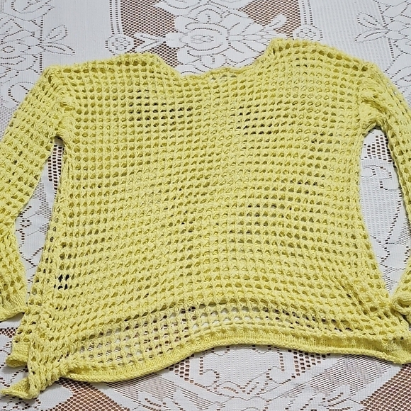 POL Yellow Women's Knit Sweater - Picture 9 of 9
